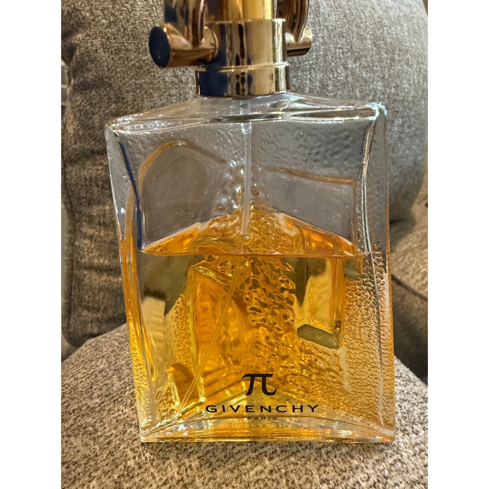 Givenchy Pi Eau de Toilette‎ 3.3 oz  Spray Amber Woody Fragrance Partial Fill